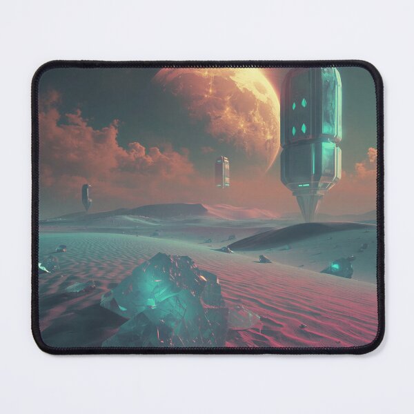 Item preview, Luminescent Alien Desert Fantasy Landscape designed and sold by Luminous Wilds.
