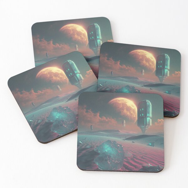 Item preview, Luminescent Alien Desert Fantasy Landscape designed and sold by Luminous Wilds.