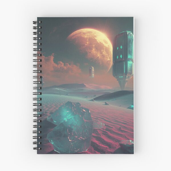 Item preview, Luminescent Alien Desert Fantasy Landscape designed and sold by Luminous Wilds.