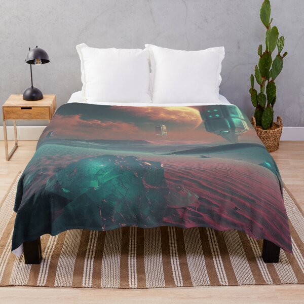 Item preview, Luminescent Alien Desert Fantasy Landscape designed and sold by Luminous Wilds.