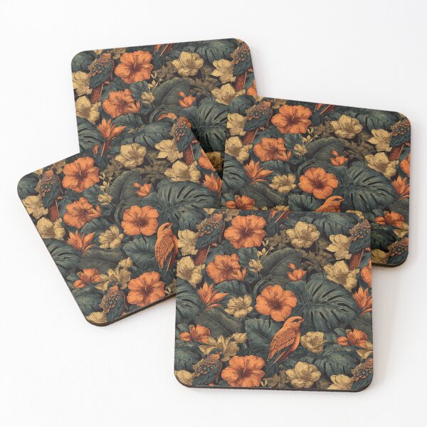 Item preview, Classic Tropical Floral Texture  - Birthday Flower Print  - Valentine Gifts For Men designed and sold by RoyalStarsPatts.