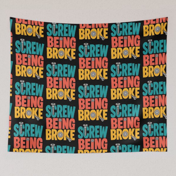 Item preview, Screw Being Broke Funny Money Quote designed and sold by TeeTimeTreasure.