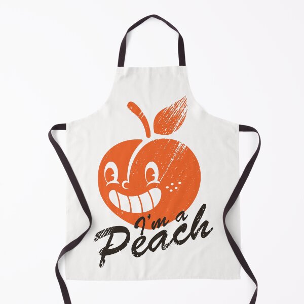 Item preview, I’m A Peach – Funny Retro Cartoon Fruit Character designed and sold by Helmina Groper.