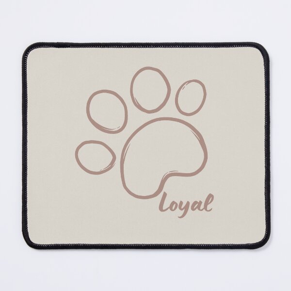 Item preview, Minimalist Loyal Dog Paw Print Fine Line Art Design designed and sold by ShaderShirts.