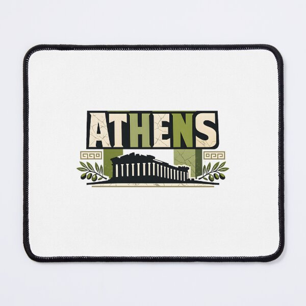 Item preview, Athens Retro Vintage Travel Shirt designed and sold by SJarts Creative Studio.