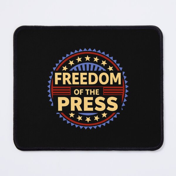 Item preview, Freedom of the Press Vintage Style Emblem designed and sold by AntiqueImages.