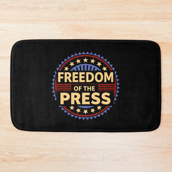 Item preview, Freedom of the Press Vintage Style Emblem designed and sold by AntiqueImages.