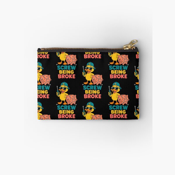 Item preview, Screw Being Broke Funny Duck Money Quote designed and sold by TeeTimeTreasure.