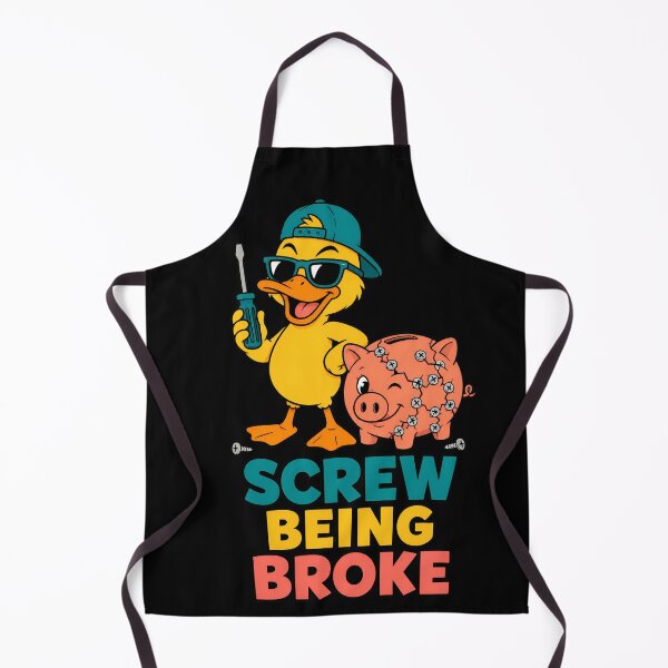 Item preview, Screw Being Broke Funny Duck Money Quote designed and sold by TeeTimeTreasure.