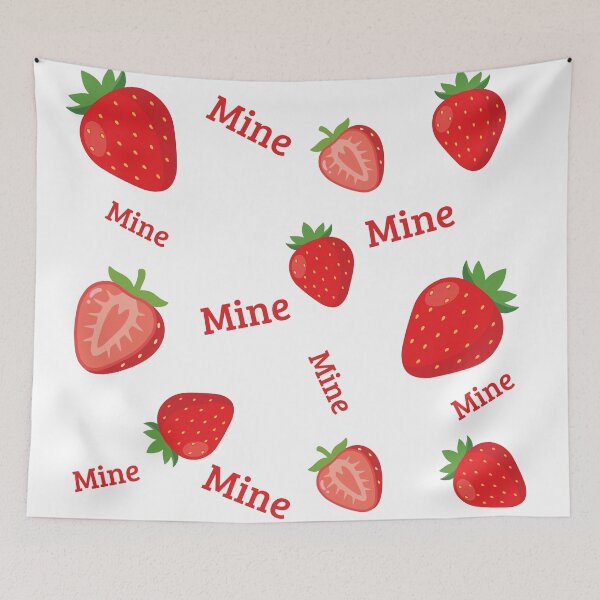 Item preview, Strawberry Mine Coquette Aesthetic Pattern designed and sold by VariusDesigns.