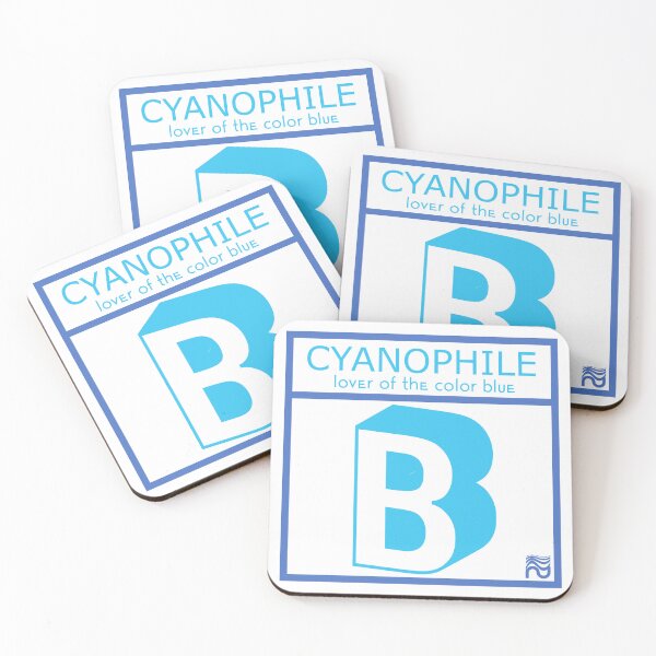 Item preview, Cyanophile - Lover of Blue designed and sold by neuromixart.