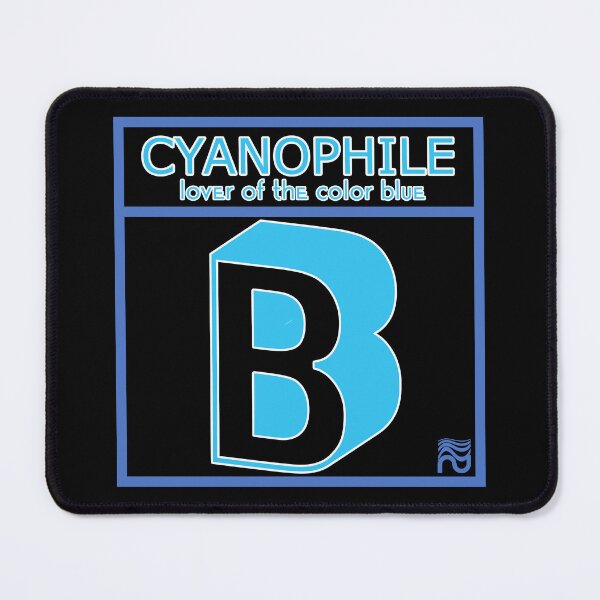 Item preview, Cyanophile - Lover of Blue designed and sold by neuromixart.