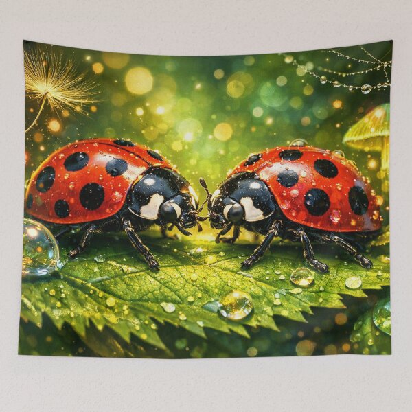 Item preview, Two beetles, one magic leaf designed and sold by Sigtrix.
