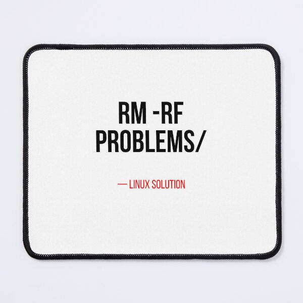 Item preview, rm -rf Problems Linux Command Funny Sysadmin Programmer Shirt designed and sold by CodeAndLaugh.