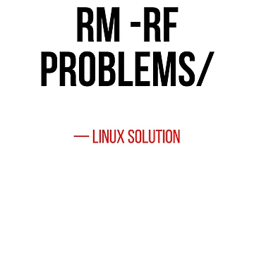 Artwork thumbnail, rm -rf Problems Linux Command Funny Sysadmin Programmer Shirt by CodeAndLaugh