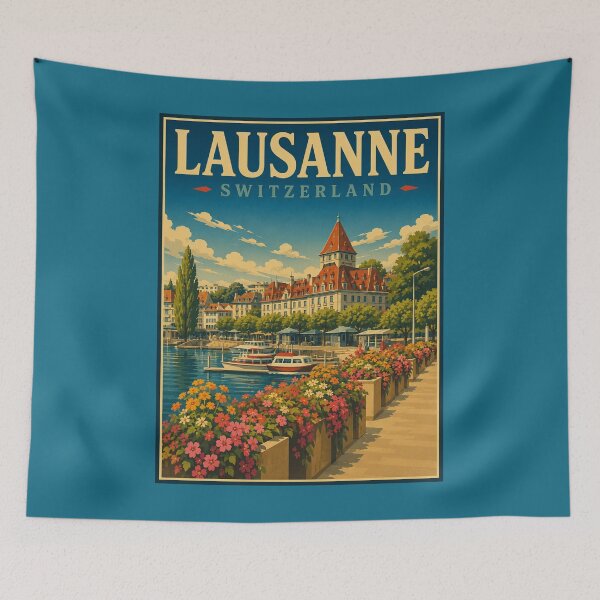 Item preview, Lausanne - Switzerland designed and sold by GoodOldVintage.