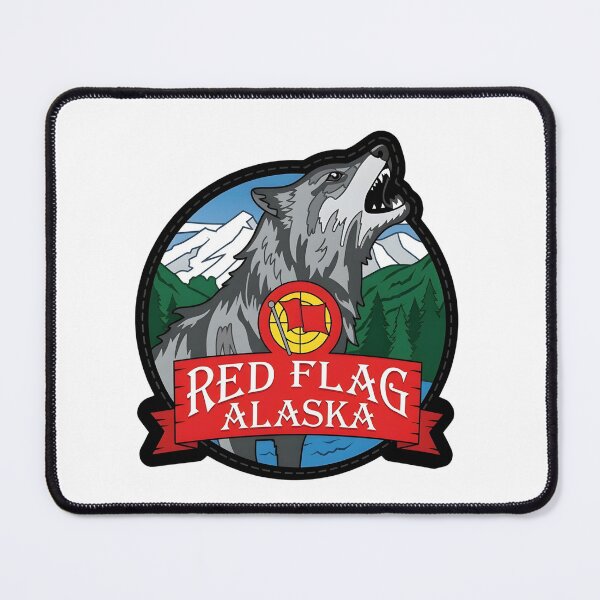 Item preview, Red Flag-Alaska Military Exercise Patch designed and sold by CharlieDesings.