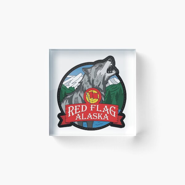 Item preview, Red Flag-Alaska Military Exercise Patch designed and sold by CharlieDesings.
