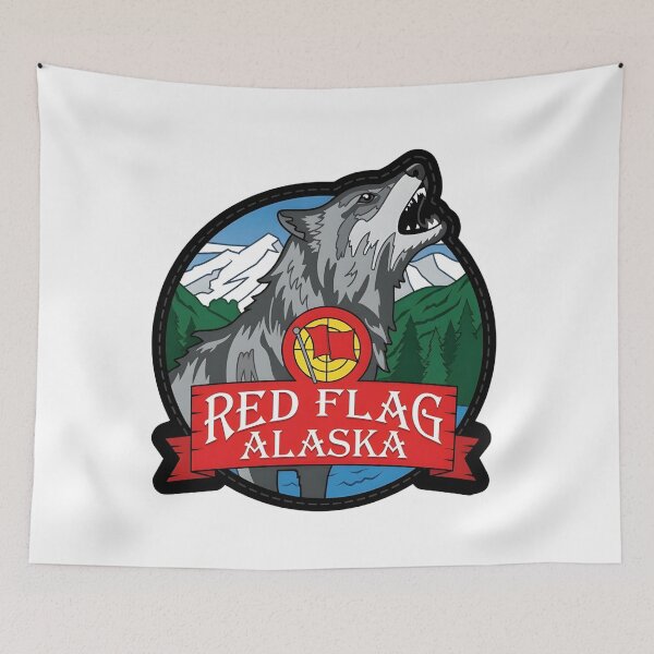 Item preview, Red Flag-Alaska Military Exercise Patch designed and sold by CharlieDesings.