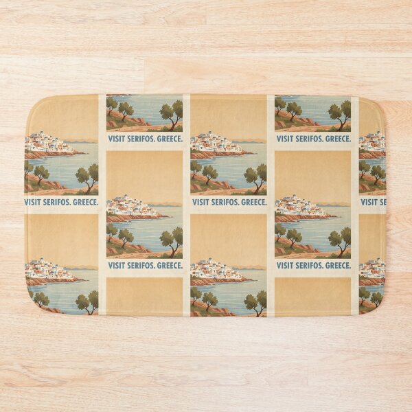 Item preview, Serifos Greece, Greek Island Vintage Travel Tourism designed and sold by TravelersGems.