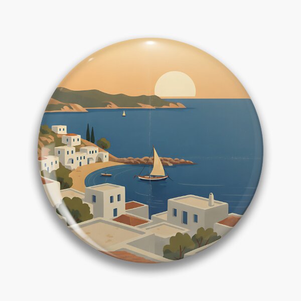 Item preview, Skiathos Greece, Greek Island Vintage Travel Tourism designed and sold by TravelersGems.