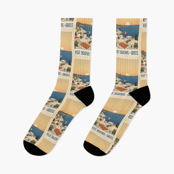 Item preview, Skiathos Greece, Greek Island Vintage Travel Tourism designed and sold by TravelersGems.