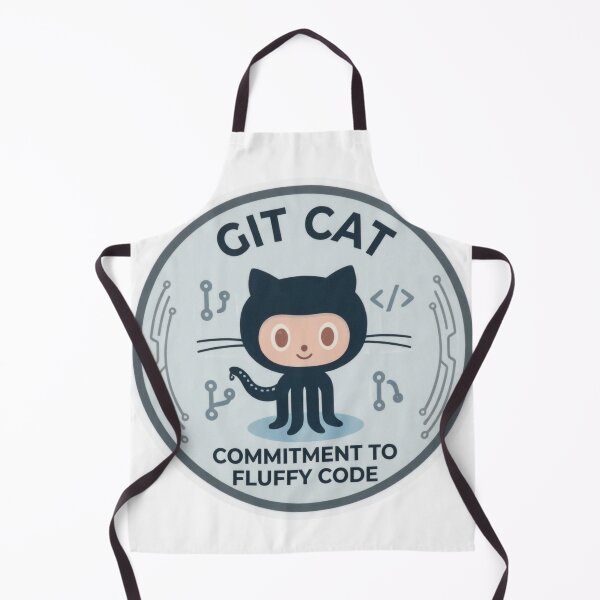 Item preview, Funny Git Gift Git Cat Commitment To Fluffy Code  GitHub Developer Humor Shirt Programmer Cat Gift designed and sold by Dev Mode.