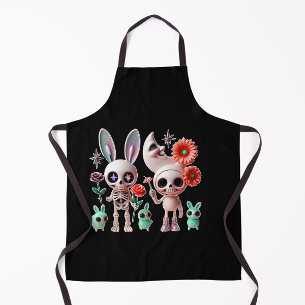 Item preview, Starry Eyed Skeletons & Pastel Creepy Bunnies designed and sold by LujziWorld.