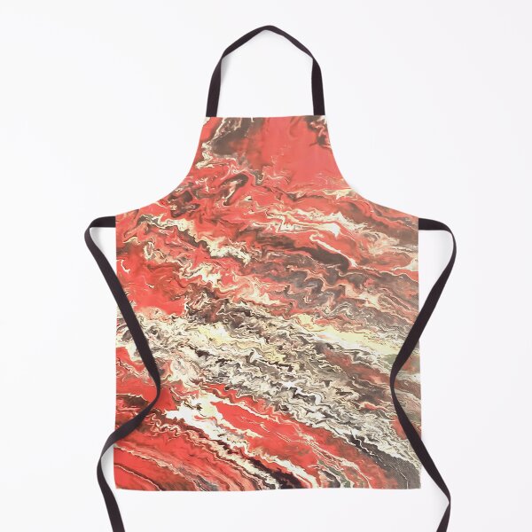 Item preview, Magma - Intense Red and Black Fluid Art designed and sold by Verdiami.