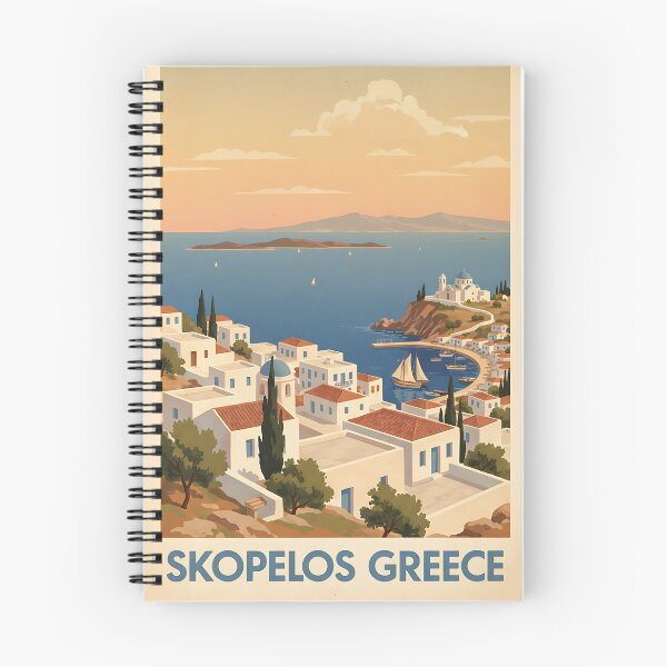 Item preview, Skopelos Greece, Greek Island Vintage Travel Tourism designed and sold by TravelersGems.