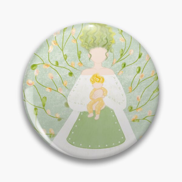 Item preview, Mother nature and baby, whimsical illustration designed and sold by natinart.