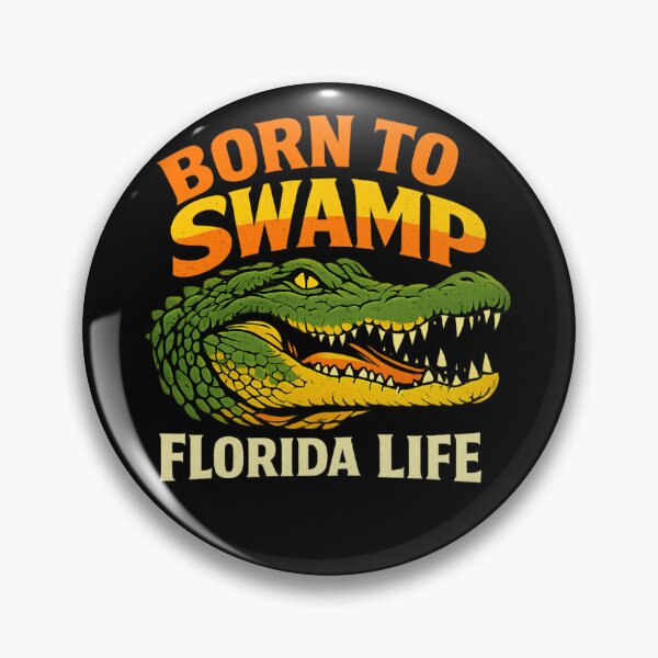 Item preview, Born To Swamp – Florida Alligator Retro Vintage Graphic designed and sold by MattyManiac.