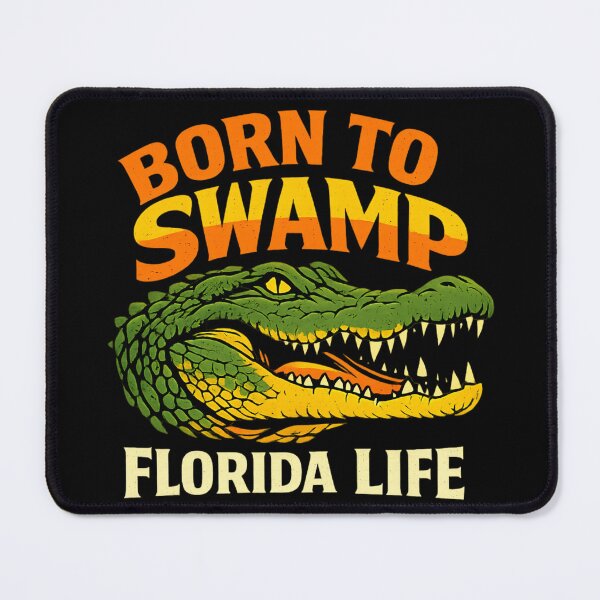 Item preview, Born To Swamp – Florida Alligator Retro Vintage Graphic designed and sold by MattyManiac.