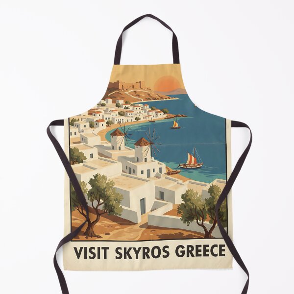 Item preview, Skyros Greece, Greek Island Vintage Travel Tourism designed and sold by TravelersGems.