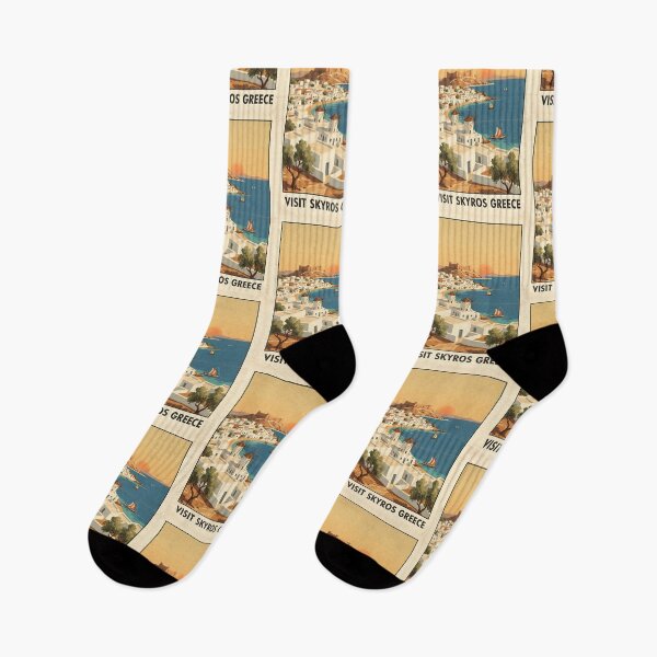 Item preview, Skyros Greece, Greek Island Vintage Travel Tourism designed and sold by TravelersGems.