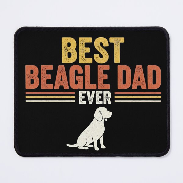 Item preview, Best Beagle Dad Ever Simple Funny Text Dog Lover Humor designed and sold by Designs-RZ.