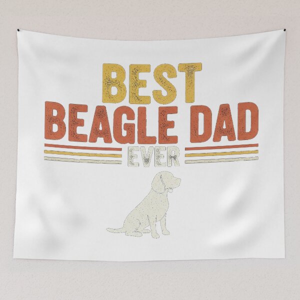 Item preview, Best Beagle Dad Ever Simple Funny Text Dog Lover Humor designed and sold by Designs-RZ.