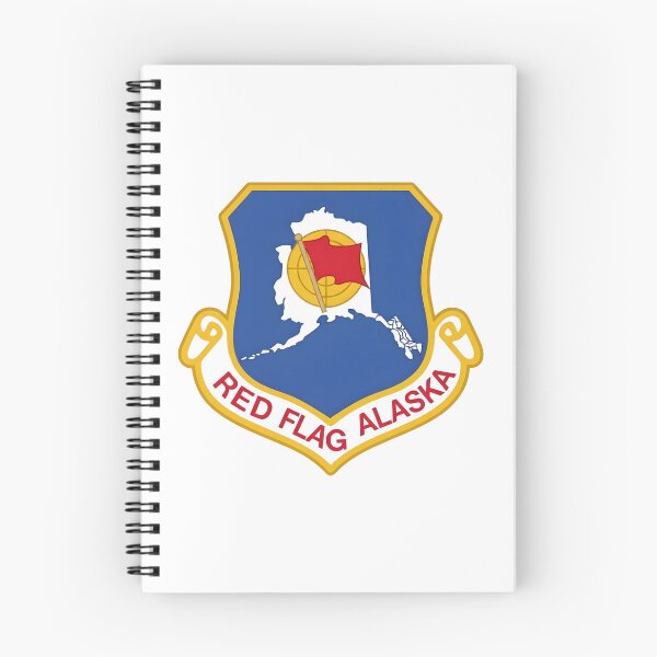 Item preview, Red Flag-Alaska Official Military Shield designed and sold by CharlieDesings.
