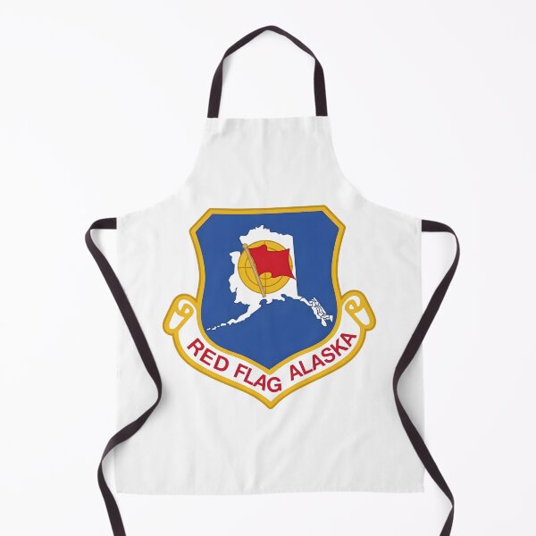 Item preview, Red Flag-Alaska Official Military Shield designed and sold by CharlieDesings.