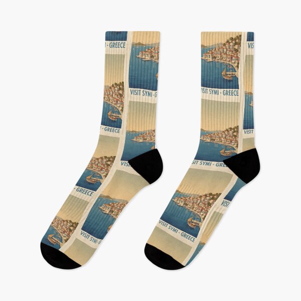 Item preview, Symi Greece, Greek Island Vintage Travel Tourism designed and sold by TravelersGems.