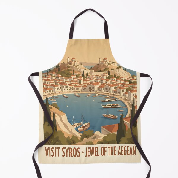 Item preview, Syros Greece, Greek Island Vintage Travel Tourism designed and sold by TravelersGems.