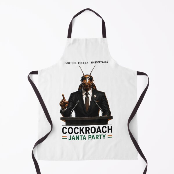 Item preview, Cockroach Janta Party Political Satire Funny Insect Meme designed and sold by ZenvyraLab.