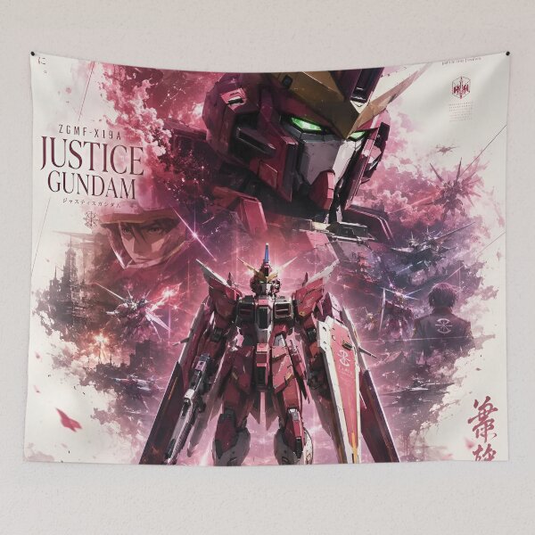 Item preview, Justice Gundam ZGMF-X19A – Gundam SEED Anime Mecha Art designed and sold by Dyan4.