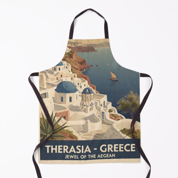 Item preview, Therasia Greece, Greek Island Vintage Travel Tourism designed and sold by TravelersGems.