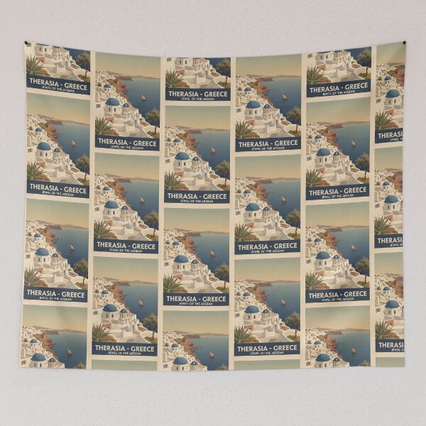 Item preview, Therasia Greece, Greek Island Vintage Travel Tourism designed and sold by TravelersGems.