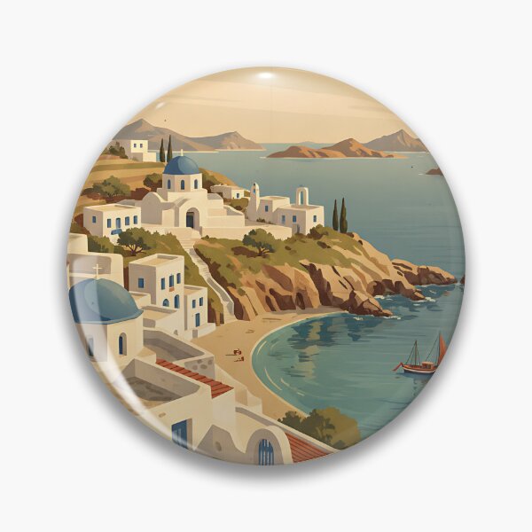 Item preview, Thymaina Greece, Greek Island Vintage Travel Tourism designed and sold by TravelersGems.