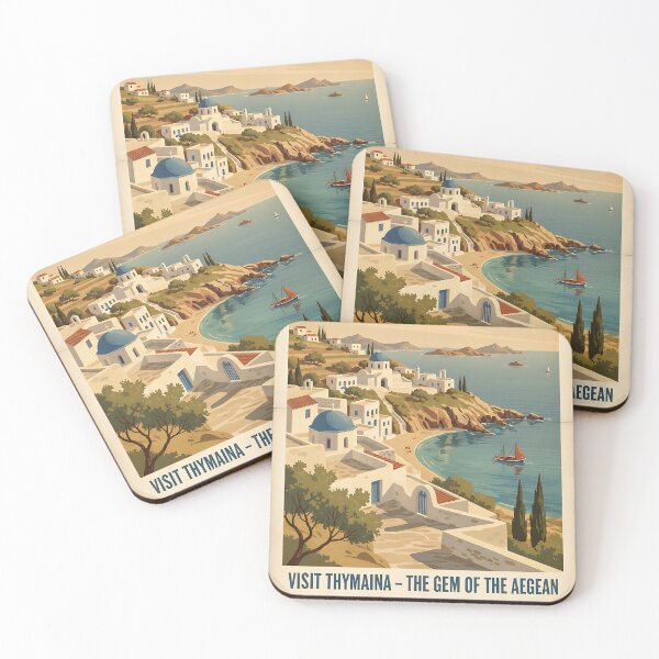 Item preview, Thymaina Greece, Greek Island Vintage Travel Tourism designed and sold by TravelersGems.
