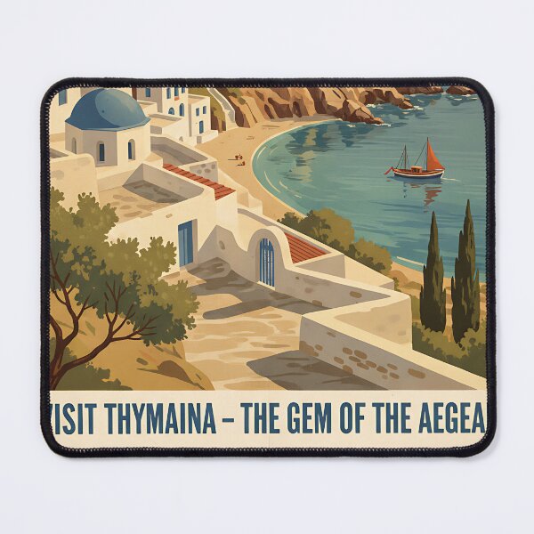 Item preview, Thymaina Greece, Greek Island Vintage Travel Tourism designed and sold by TravelersGems.