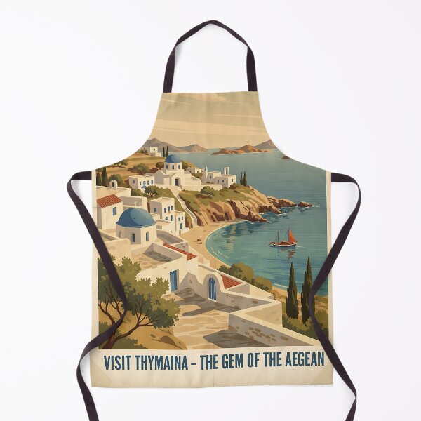 Item preview, Thymaina Greece, Greek Island Vintage Travel Tourism designed and sold by TravelersGems.