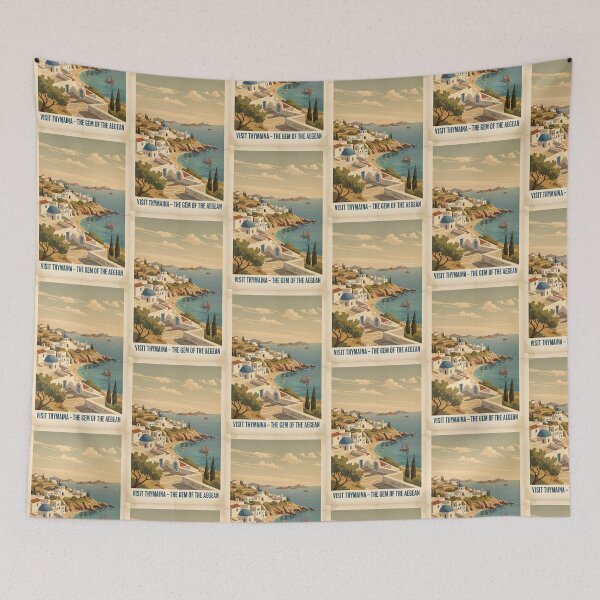 Item preview, Thymaina Greece, Greek Island Vintage Travel Tourism designed and sold by TravelersGems.